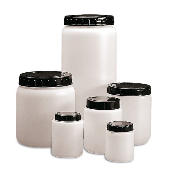 Pot met Schroefdop (HDPE) - Zwart