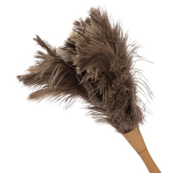 Struisvogel Plumeau 20cm Handvat 18cm
