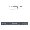 Leerdressing 10%