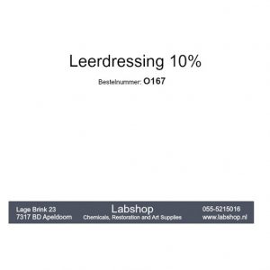 Leerdressing 10%