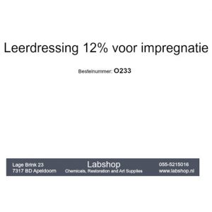 Leerdressing 12% voor impregnatie