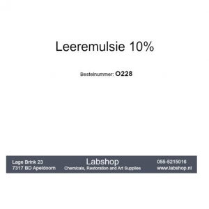 Leeremulsie 10%