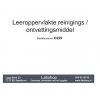 Leeroppervlakte reinigingsmiddel