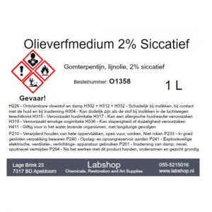 Olieverfmedium met siccatief (sneldrogend)