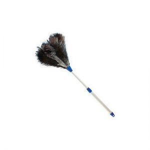 Plumeau 40 cm met telescoopsteel 1 m