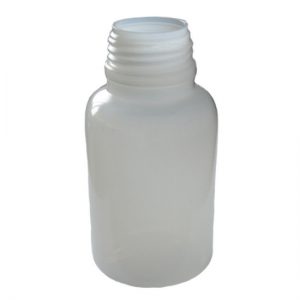 Wijdhals fles - 1000 ML - PE - met schroefdop GL63