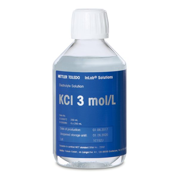 Electrolyte KCl 3 mol/l Bewaarvloeistof