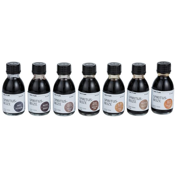 Spiritusbeits, Houttinten, 7-delige Set - Afbeelding 2