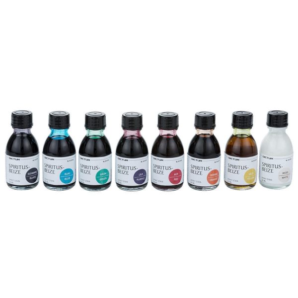 Spiritusbeits, Standaardkleuren, 8-delige Set - Afbeelding 2