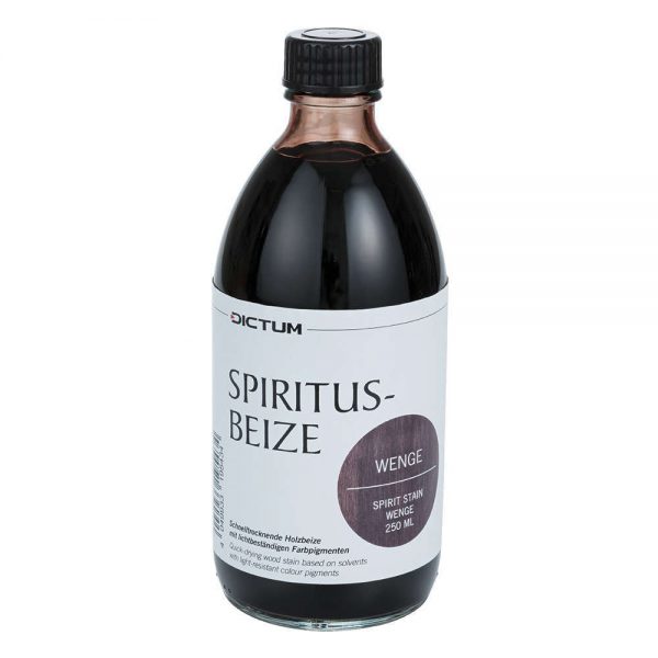 spiritusbeits wenge 250 ml fles