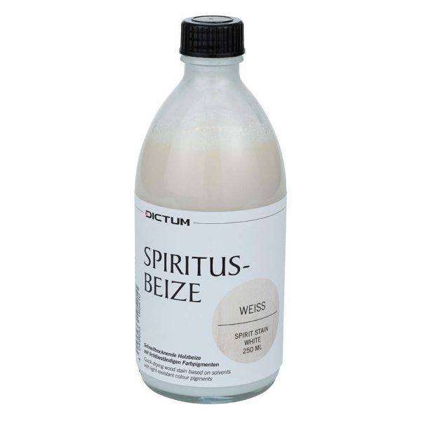 spiritusbeits wit 250 ml fles