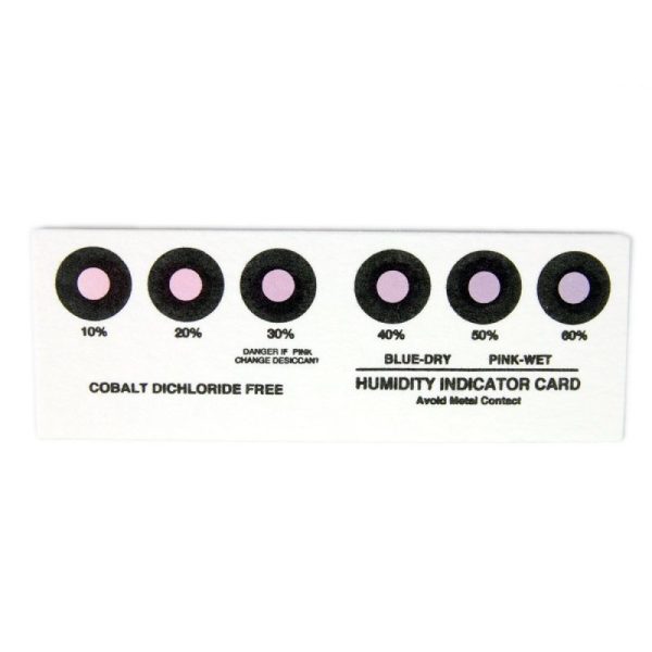RH-Indicator Strips 6-Punts, 10 - 60% RH (10 Stuks)