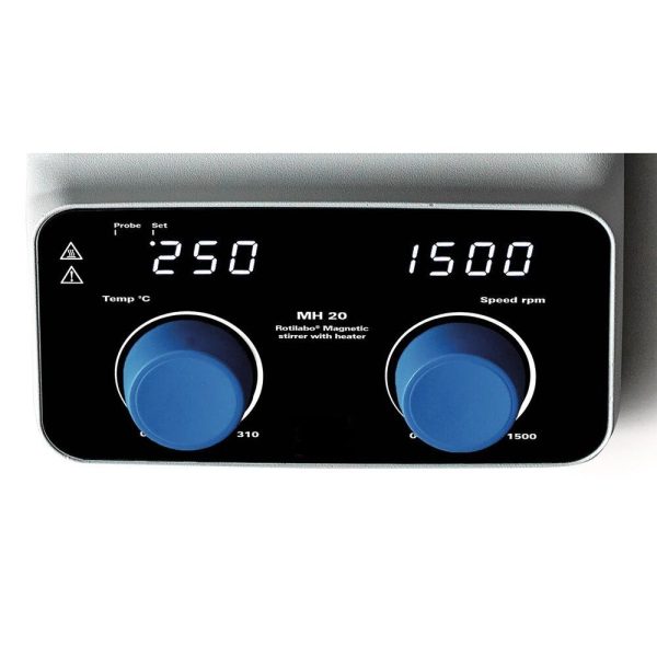 Verwarmings- en Magnetische Roerder ROTILABO® met geïntegreerde contactthermometer MH 20 Digital Set - Afbeelding 3
