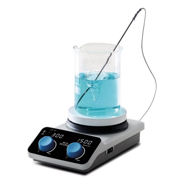 Verwarmings- en Magnetische Roerder ROTILABO® met geïntegreerde contactthermometer MH 20 Digital Set