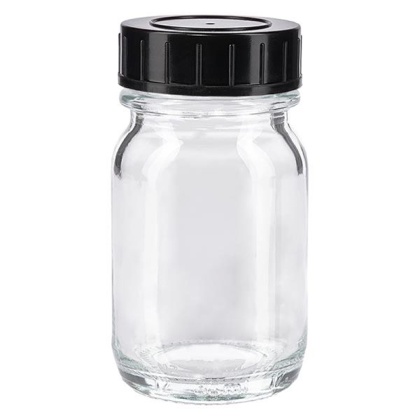 Fles - Glas Blank - 30ML - Brede Hals - DIN 32