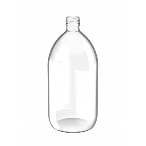 Fles - Glas Blank - DIN 28 met schroefdop