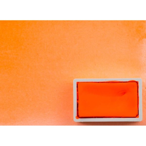 Aquarel - Fluorescerend Pigment Oranje