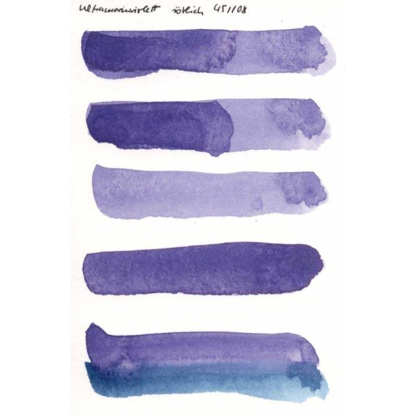 Aquarel - Ultramarijnviolet, Roodachtig - Afbeelding 3